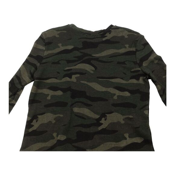 RDI Womens Medium Thermal Top Camouflage Camo Long Sleeve Green Pullover NWOT - Picture 6 of 16
